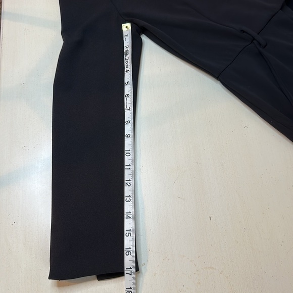 H by Halston Black Tuxedo Style Jumpsuit Size Small - Picture 12 of 16